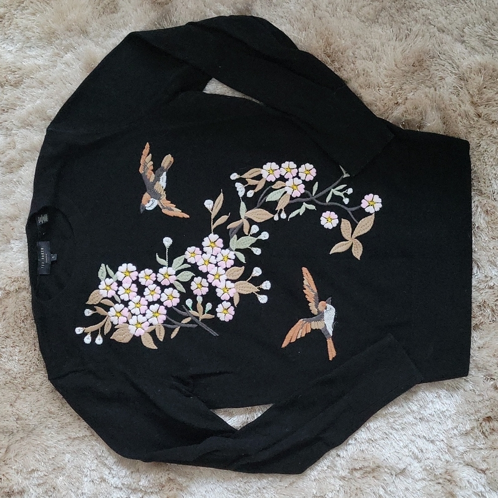 Ted Baker embroidered sweater